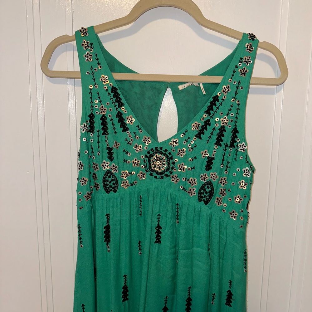 Green Anthropologie Floreat dress 🍃